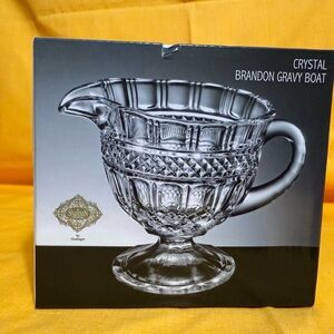 SHANNON Crystal Gravy Boat - Clear Elegance